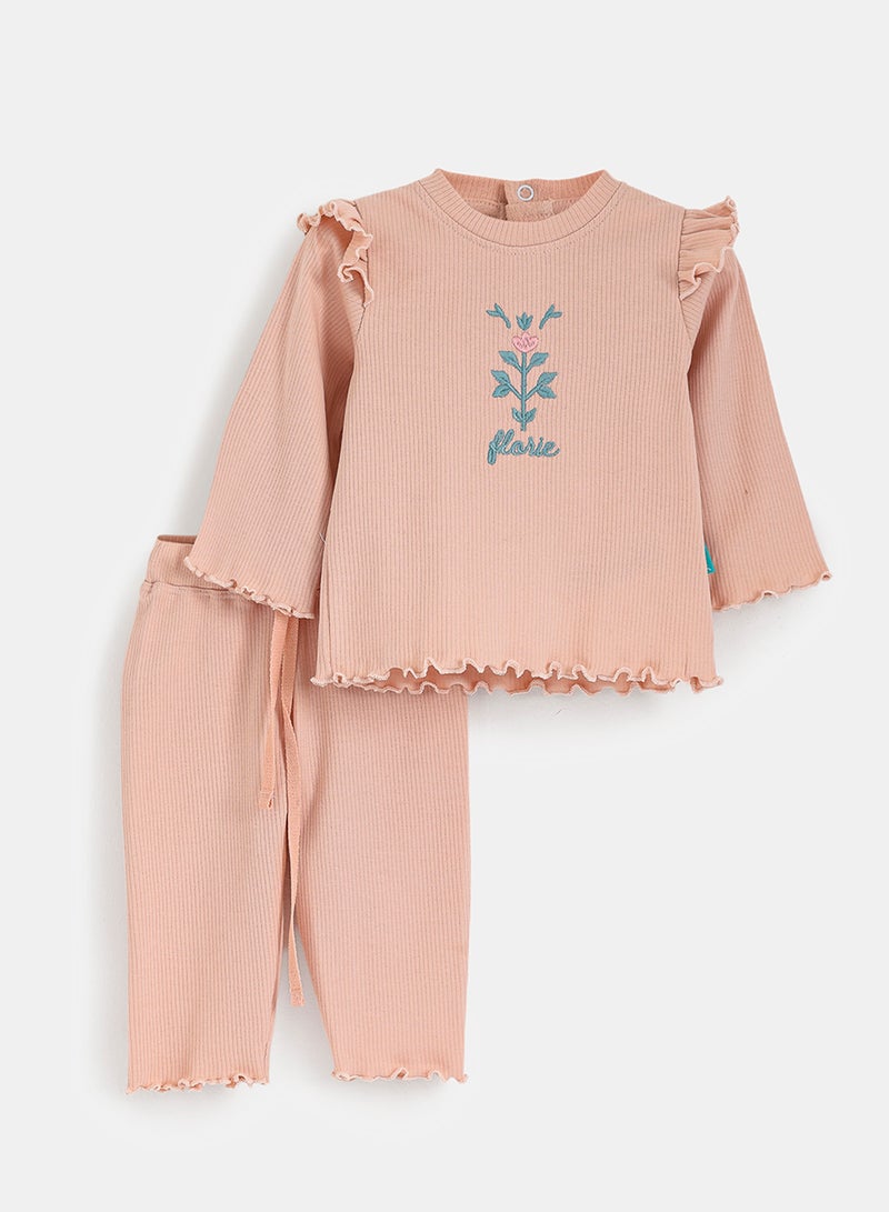 Junior Baby Girls Pyjama Set - Image 1
